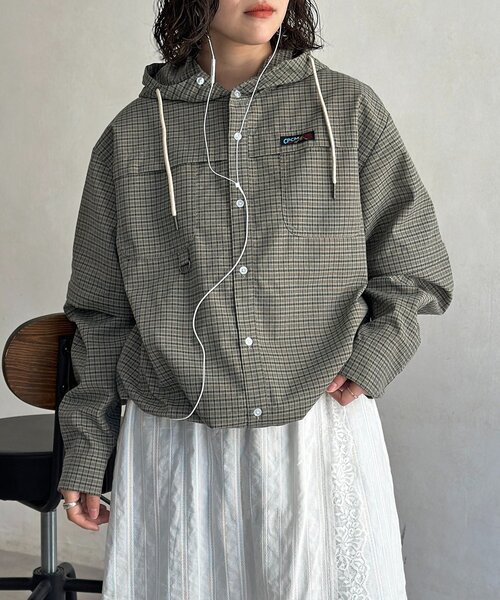 CPCM(シーピーシーエム)の「【袖着脱可能◎】デタッチャブルフードシャツ(シャツ/ブラウス・メンズ・ブルー/アイボリー/グリーン・MEDIUM/LARGE)」の21枚目の写真