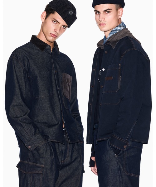 ARMANI EXCHANGE(アルマーニエクスチェンジ)の「【A|X アルマーニ エクスチェンジ】コンフォートフィット デニムシャツ/COMFORT(シャツ/ブラウス・メンズ・インディゴブルー・SMALL/X-LARGE/X-SMALL/LARGE/MEDIUM)」の5枚目の写真