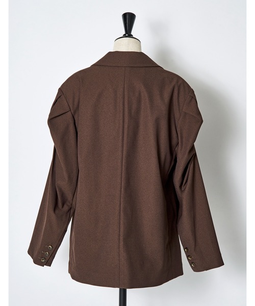 RUMCHE(ラムシェ)の「Curiosity Jacket / キュリオシティジャケット(テーラードジャケット・レディース・ブラック/ブラウン・FREE)」の8枚目の写真
