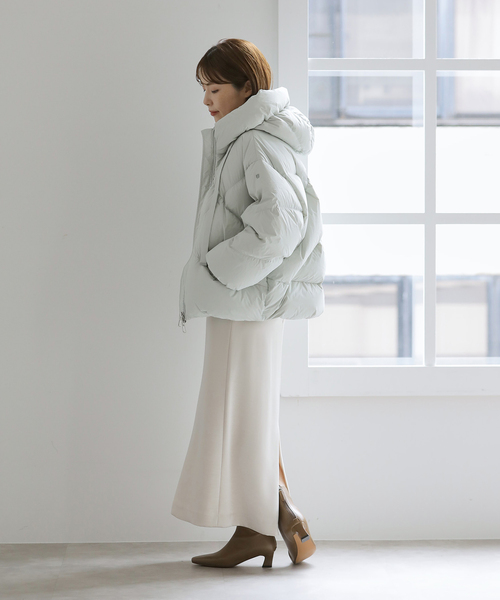 La TOTALITE(ラトータリテ)の「DUNO/デュノ PEGGIE(ダウンジャケット/コート・レディース・ベージュ/ブラック/グリーン・SMALL/MEDIUM/X-SMALL)」の20枚目の写真