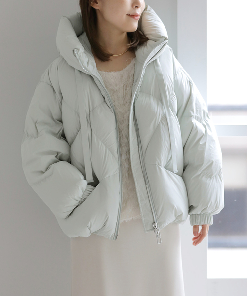 La TOTALITE(ラトータリテ)の「DUNO/デュノ PEGGIE(ダウンジャケット/コート・レディース・ベージュ/ブラック/グリーン・SMALL/MEDIUM/X-SMALL)」の21枚目の写真