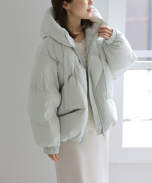 La TOTALITE(ラトータリテ)の「DUNO/デュノ PEGGIE(ダウンジャケット/コート・レディース・ベージュ/ブラック/グリーン・SMALL/MEDIUM/X-SMALL)」の22枚目の写真