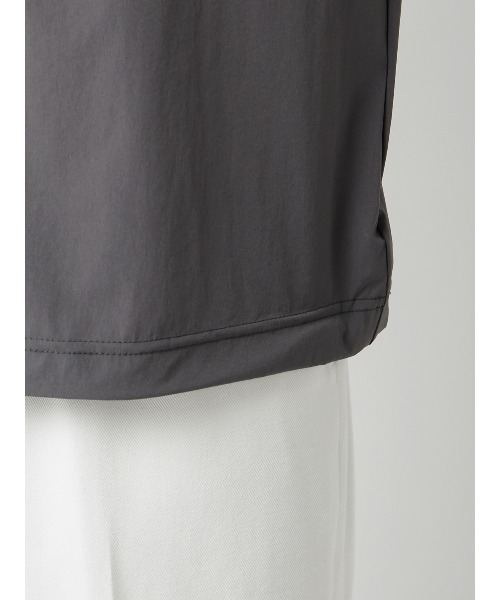 FLAT(フラット)の「FLAT/アウターTシャツ /半袖/ウォッシャブル/接触冷感/速乾/無地(Tシャツ/カットソー・メンズ・グレー/カーキ・S/M/L)」の10枚目の写真