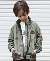 WASK（ワスク）の「アーカイブロゴ リバーシブルジャケット(110~160cm)（ナイロンジャケット）」