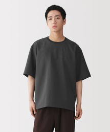 無印良品 | 紳士 風を通す 五分袖布帛Tシャツ(Tシャツ/カットソー)