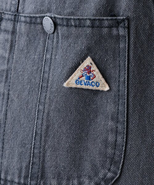 GEVACO(ゲバコ)の「【GEVACO】馬サガラロゴプリントデニムサロペット(サロペット/オーバーオール・メンズ・ブラック/ネイビー・LARGE/MEDIUM)」の14枚目の写真