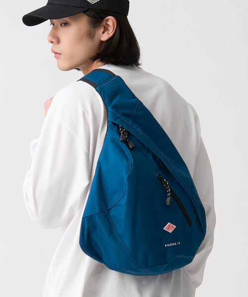 DANTON(ダントン)の「RHONE 14 - CORDURA Canvas One Shoulder Bag(バックパック/リュック・レディース・ブルー系その他/ダークブラウン/ダークグレー/ブラック/オレンジ系その他/グレイッシュベージュ・-)」の7枚目の写真