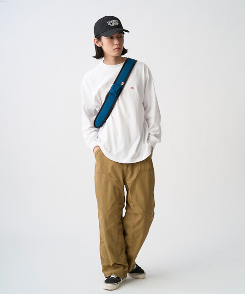 DANTON(ダントン)の「RHONE 14 - CORDURA Canvas One Shoulder Bag(バックパック/リュック・レディース・ブルー系その他/ダークブラウン/ダークグレー/ブラック/オレンジ系その他/グレイッシュベージュ・-)」の9枚目の写真