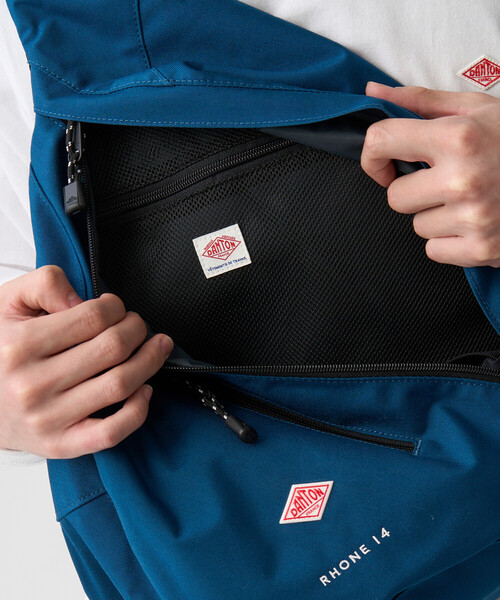 DANTON(ダントン)の「RHONE 14 - CORDURA Canvas One Shoulder Bag(バックパック/リュック・レディース・ブルー系その他/ダークブラウン/ダークグレー/ブラック/オレンジ系その他/グレイッシュベージュ・-)」の12枚目の写真