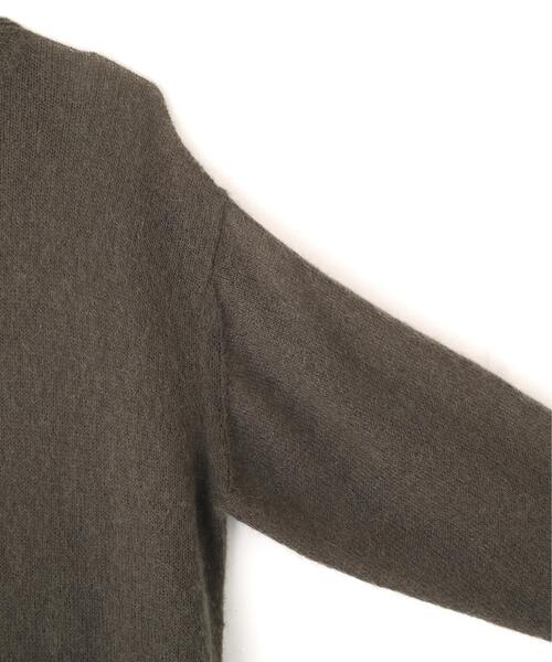 YLEVE(イレーヴ)の「YLEVE / SUPER KID MOHAIR HENRY NECK KNIT(ニット/セーター・メンズ・カーキ/グレー系その他3・4)」の12枚目の写真