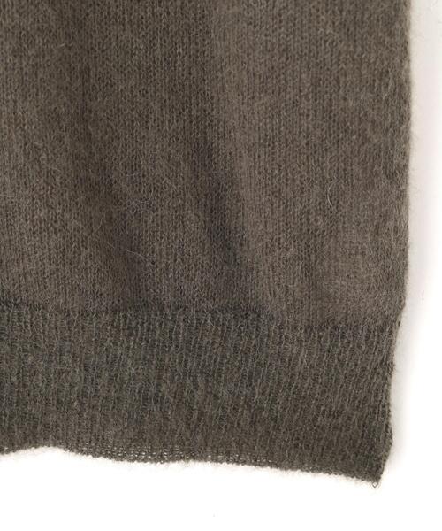 YLEVE(イレーヴ)の「YLEVE / SUPER KID MOHAIR HENRY NECK KNIT(ニット/セーター・メンズ・カーキ/グレー系その他3・4)」の14枚目の写真