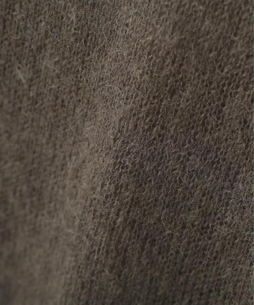 YLEVE(イレーヴ)の「YLEVE / SUPER KID MOHAIR HENRY NECK KNIT(ニット/セーター・メンズ・カーキ/グレー系その他3・4)」の15枚目の写真
