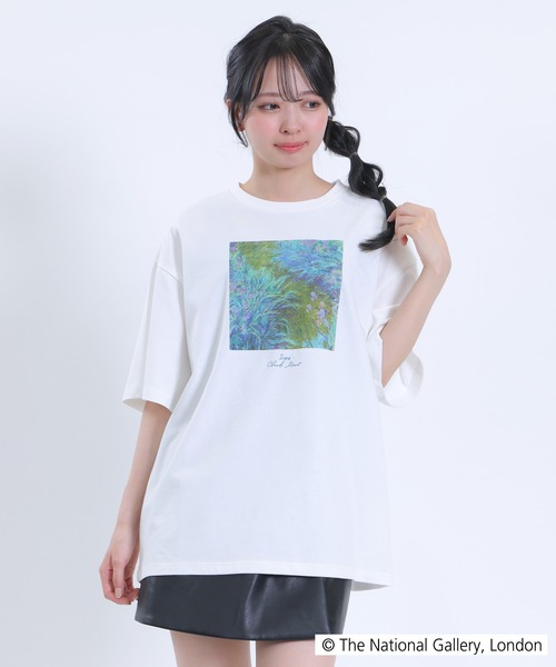 MARY QUANT（マリークワント）の「モネデザイン Tシャツ（Tシャツ/カットソー・レディース・ブルー/ホワイト・M）」の2枚目の写真