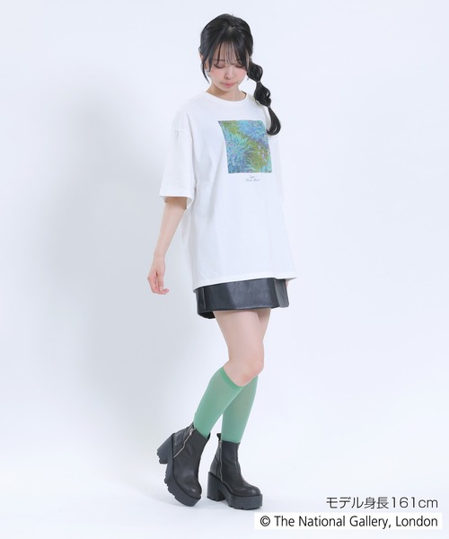 MARY QUANT（マリークワント）の「モネデザイン Tシャツ（Tシャツ/カットソー・レディース・ブルー/ホワイト・M）」の8枚目の写真