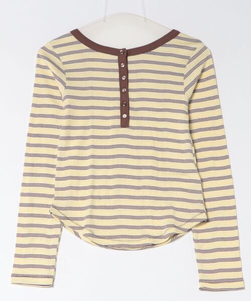 Robert P.Miller（ロバート ピー ミラー）の「[WEB限定]【miller】Prib Helny L/S Tee（Tシャツ/カットソー・レディース・ダークグレー/ブラック/イエロー・FREE）」の3枚目の写真