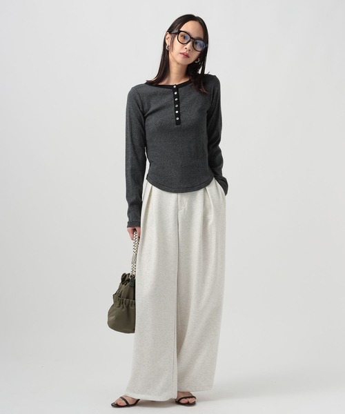 Robert P.Miller（ロバート ピー ミラー）の「[WEB限定]【miller】Prib Helny L/S Tee（Tシャツ/カットソー・レディース・ダークグレー/ブラック/イエロー・FREE）」の22枚目の写真