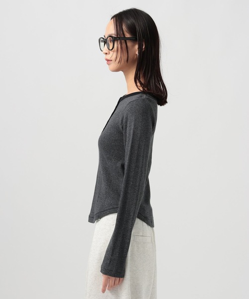 Robert P.Miller（ロバート ピー ミラー）の「[WEB限定]【miller】Prib Helny L/S Tee（Tシャツ/カットソー・レディース・ダークグレー/ブラック/イエロー・FREE）」の10枚目の写真