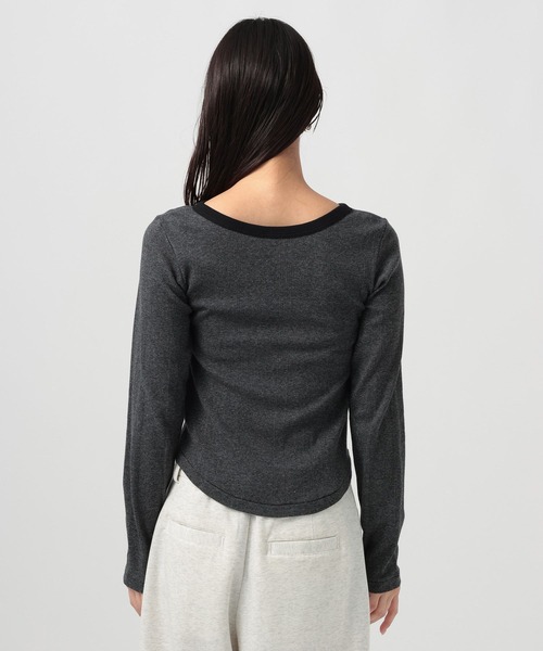 Robert P.Miller（ロバート ピー ミラー）の「[WEB限定]【miller】Prib Helny L/S Tee（Tシャツ/カットソー・レディース・ダークグレー/ブラック/イエロー・FREE）」の11枚目の写真