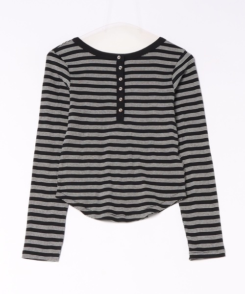 Robert P.Miller（ロバート ピー ミラー）の「[WEB限定]【miller】Prib Helny L/S Tee（Tシャツ/カットソー・レディース・ダークグレー/ブラック/イエロー・FREE）」の17枚目の写真