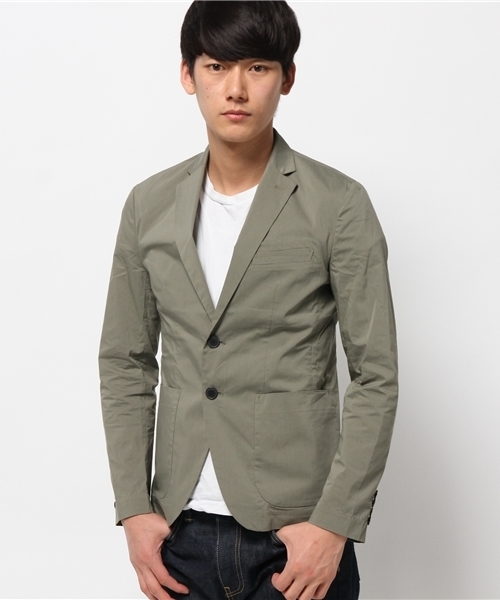 GLOBAL WORK（グローバルワーク）の「【吸水速乾機能】ビーチパジャマジャケット/708337 （テーラードジャケット・メンズ・ネイビー/ブルー系その他/カーキ・SMALL/LARGE/X-LARGE/MEDIUM）」の16枚目の写真