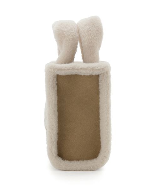 FURFUR(ファーファー)の「【WEB・一部店舗限定カラー】ムートンロゴトートバッグ(トートバッグ・レディース・ブラック/ホワイト/ピンク/アイボリー/ベージュ・F)」の8枚目の写真