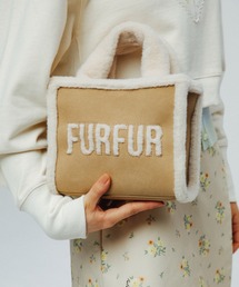 【WEB・一部店舗限定カラー】ムートンロゴトートバッグ