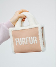 【WEB・一部店舗限定カラー】ムートンロゴトートバッグ