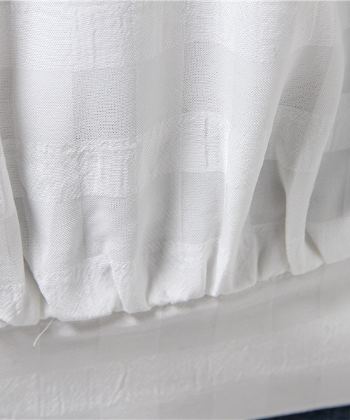 one after another NICE CLAUP（ワンアフターアナザーナイスクラップ）の「【ナイスクラップ】ギンガムチェックブラウス（シャツ/ブラウス・レディース・オフホワイト/ネイビー/ブラック・FREE）」の6枚目の写真