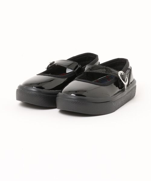 VANS(バンズ)の「VANS ヴァンズ 17-22 MARY JANE メリージェーン V2198K BLACK(その他シューズ・キッズ・ブラック・22.0cm/21/20/19/18/17)」の1枚目の写真