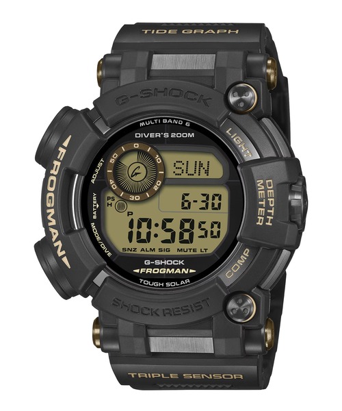 G-SHOCK(ジーショック)の「G-SHOCK/ジーショック 腕時計 "MASTER OF G-SEA FROGMAN" GWF-D1000BC-1JF(アナログ腕時計・メンズ・ブラック・FREE)」の1枚目の写真