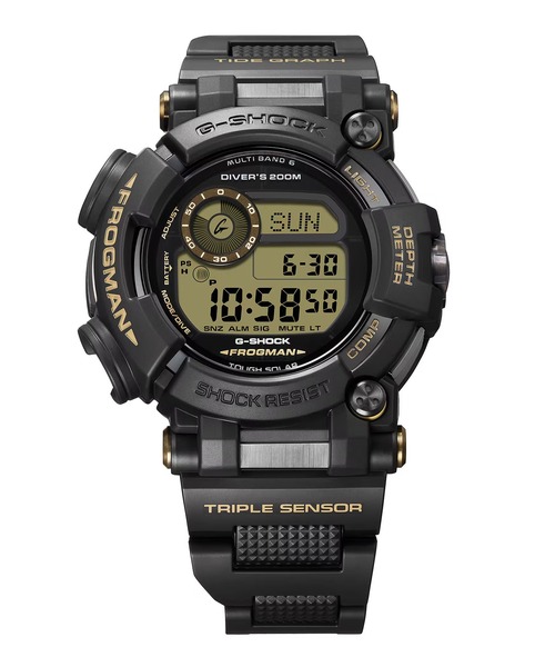 G-SHOCK(ジーショック)の「G-SHOCK/ジーショック 腕時計 "MASTER OF G-SEA FROGMAN" GWF-D1000BC-1JF(アナログ腕時計・メンズ・ブラック・FREE)」の2枚目の写真