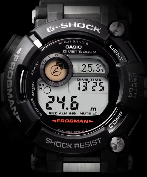 G-SHOCK(ジーショック)の「G-SHOCK/ジーショック 腕時計 "MASTER OF G-SEA FROGMAN" GWF-D1000BC-1JF(アナログ腕時計・メンズ・ブラック・FREE)」の4枚目の写真