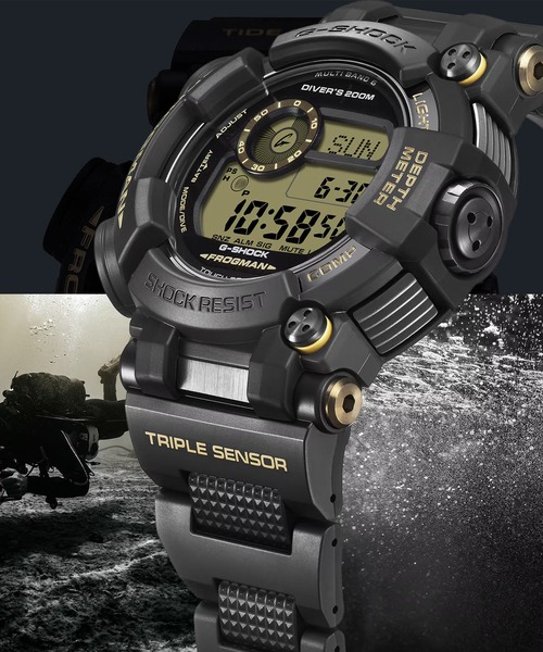 G-SHOCK(ジーショック)の「G-SHOCK/ジーショック 腕時計 "MASTER OF G-SEA FROGMAN" GWF-D1000BC-1JF(アナログ腕時計・メンズ・ブラック・FREE)」の3枚目の写真