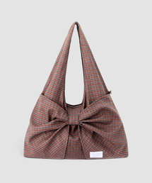 ヴィンテージチェック ボブ デューイ ショルダーバッグ _ MUSINSA Edition [Brick Brown]