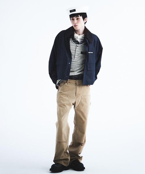 DAIRIKU(ダイリク)の「DAIRIKU / ダイリク "Big Sleeve" Oiled Fisherman Jacket(その他アウター・メンズ・ブラック/ネイビー・MEDIUM)」の4枚目の写真