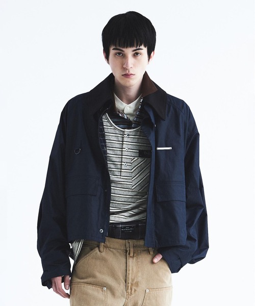 DAIRIKU(ダイリク)の「DAIRIKU / ダイリク "Big Sleeve" Oiled Fisherman Jacket(その他アウター・メンズ・ブラック/ネイビー・MEDIUM)」の5枚目の写真