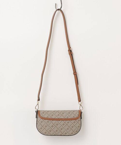 TOMMY HILFIGER(トミーヒルフィガー)の「TH モノプレイ モノグラムショルダーバッグ(ショルダーバッグ・レディース・マルチ/ベージュ・FREE)」の3枚目の写真