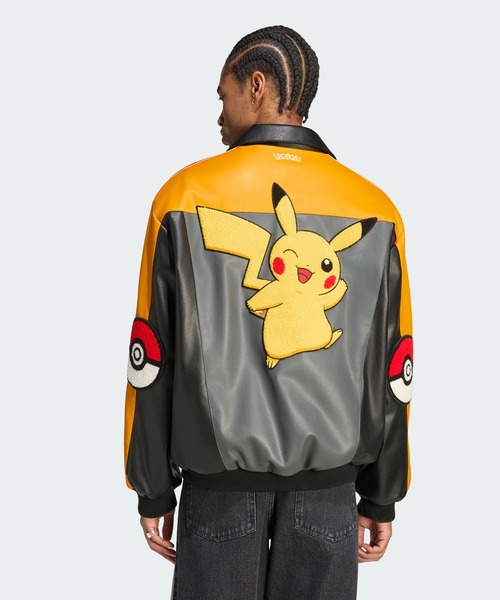 adidas(アディダス)の「Pokemon 8ボール JKT ジャケット / アディダスオリジナルス adidas Originals(ブルゾン・メンズ・ブラック・X-LARGE/3XL/XX-LARGE/SMALL/MEDIUM/LARGE)」の4枚目の写真
