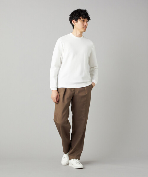 COMME CA MEN(コムサメン)の「ラッセル鹿の子ジャケット Tシャツ(Tシャツ/カットソー・メンズ・ブラック/グレー/ホワイト・L/M)」の5枚目の写真