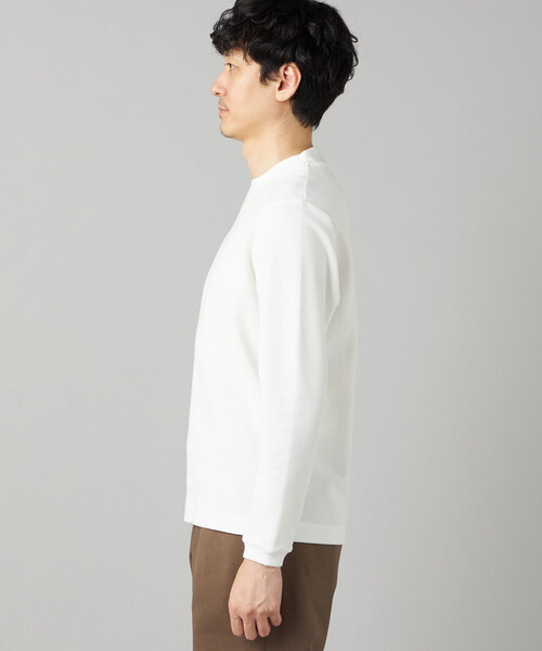 COMME CA MEN(コムサメン)の「ラッセル鹿の子ジャケット Tシャツ(Tシャツ/カットソー・メンズ・ブラック/グレー/ホワイト・L/M)」の9枚目の写真