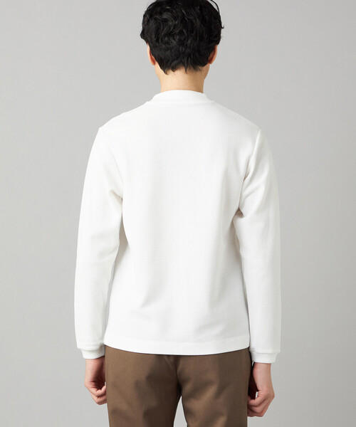 COMME CA MEN(コムサメン)の「ラッセル鹿の子ジャケット Tシャツ(Tシャツ/カットソー・メンズ・ブラック/グレー/ホワイト・L/M)」の10枚目の写真