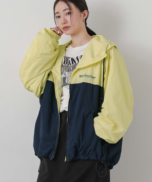 PARROTT CANVAS（パロットキャンバス）の「ナイロンフードジャケット（ナイロンジャケット・レディース・イエロー系・FREE）」の15枚目の写真