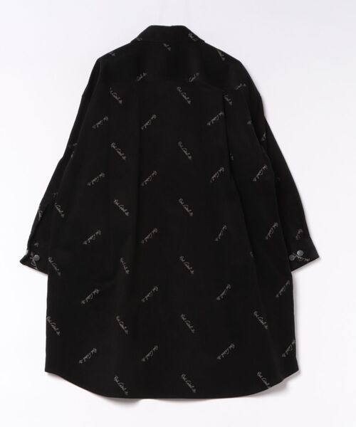 Vivienne Westwood(ヴィヴィアンウエストウッド)の「ロゴエンブロイダリーコーデュロイシャツドレス(ワンピース・レディース・ブラック/グレー・FREE)」の3枚目の写真