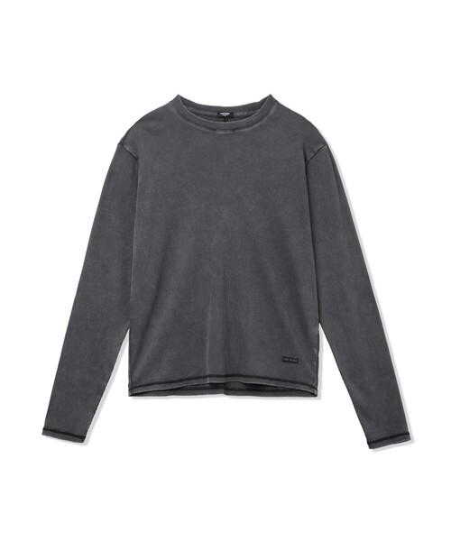 LIFE WORK(ライフワーク)の「レディース) エイシッドリップ 長袖 Tシャツ(Tシャツ/カットソー・レディース・チャコールグレー/ライトグレー/ブラウン・SMALL/X-SMALL)」の2枚目の写真