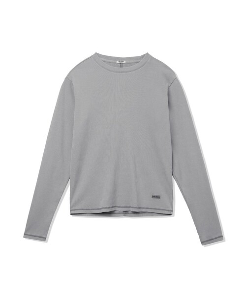 LIFE WORK(ライフワーク)の「レディース) エイシッドリップ 長袖 Tシャツ(Tシャツ/カットソー・レディース・チャコールグレー/ライトグレー/ブラウン・SMALL/X-SMALL)」の3枚目の写真