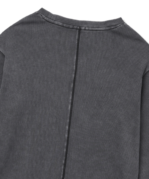 LIFE WORK(ライフワーク)の「レディース) エイシッドリップ 長袖 Tシャツ(Tシャツ/カットソー・レディース・チャコールグレー/ライトグレー/ブラウン・SMALL/X-SMALL)」の6枚目の写真