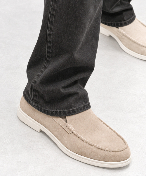 BSQT by Classy（ビーエスキューティー）の「b2607 キナイ COMPORT モカシン ローファー サンドベージュ（ローファー・メンズ・サンドベージュ・25.5cm/26cm/26.5cm/27cm/27.5cm/28cm/25cm）」の4枚目の写真