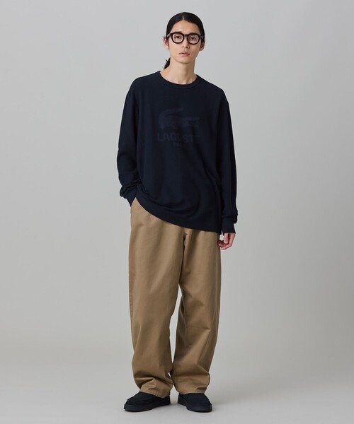 LACOSTE(ラコステ)の「メンズ BASESHOT CHUKKA 2251 SMA スエードチャッカブーツ(スニーカー・メンズ・ブラック・28.0cm/27.0cm/26.5cm/26.0cm/25.5cm/28.5cm)」の4枚目の写真