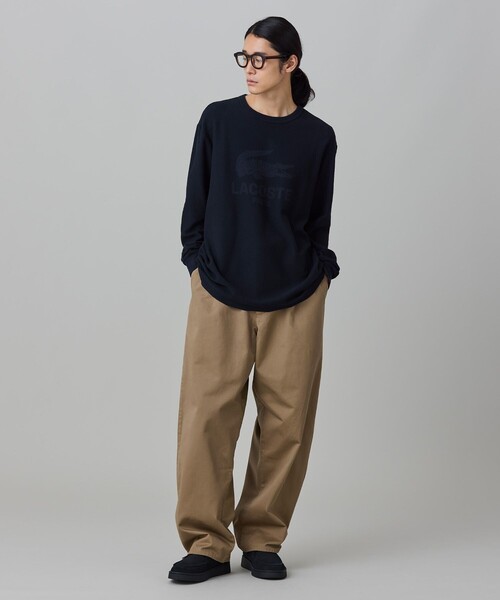 LACOSTE(ラコステ)の「メンズ BASESHOT CHUKKA 2251 SMA スエードチャッカブーツ(スニーカー・メンズ・ブラック・28.0cm/27.0cm/26.5cm/26.0cm/25.5cm/28.5cm)」の5枚目の写真
