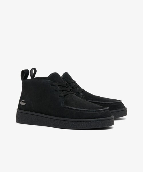 LACOSTE(ラコステ)の「メンズ BASESHOT CHUKKA 2251 SMA スエードチャッカブーツ(スニーカー・メンズ・ブラック・28.0cm/27.0cm/26.5cm/26.0cm/25.5cm/28.5cm)」の9枚目の写真